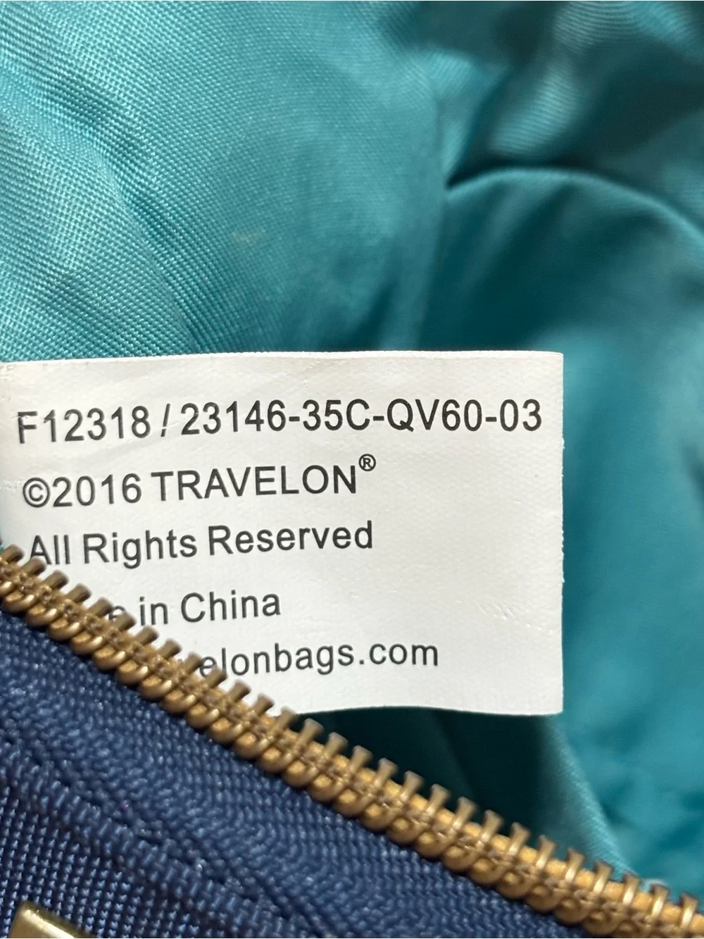 Travelon Navy Floral Wristlet Clutch
